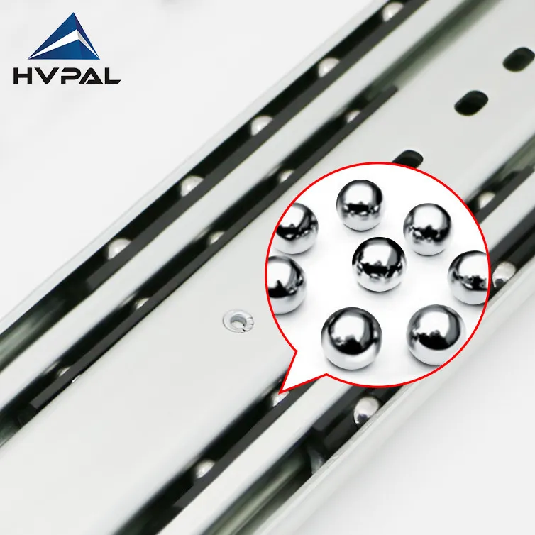 Heavy-duty cold-rolled steel slides 227kg load Heavy-duty cold-rolled steel slides 227kg load
